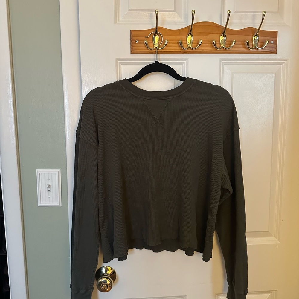 Olive Green Women's Top